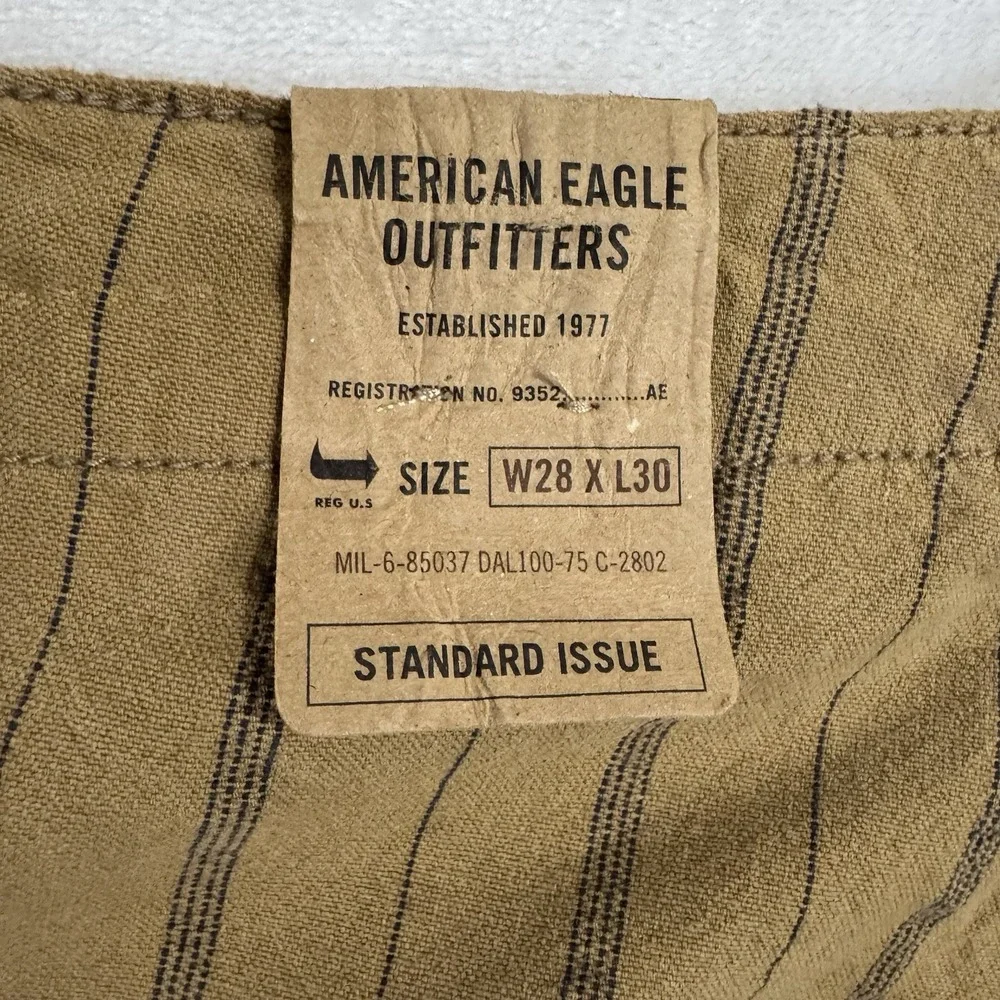 Vintage Y2K American Eagle Standard Issue‎ Utility Pants 28x30 Skater Military - Picture 6 of 16